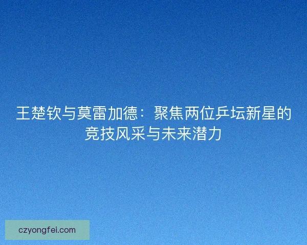 王楚钦与莫雷加德：聚焦两位乒坛新星的竞技风采与未来潜力